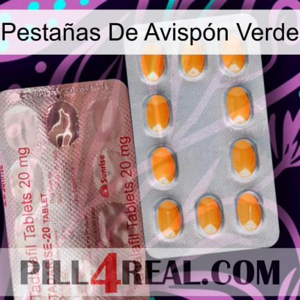 Pestañas De Avispón Verde new13